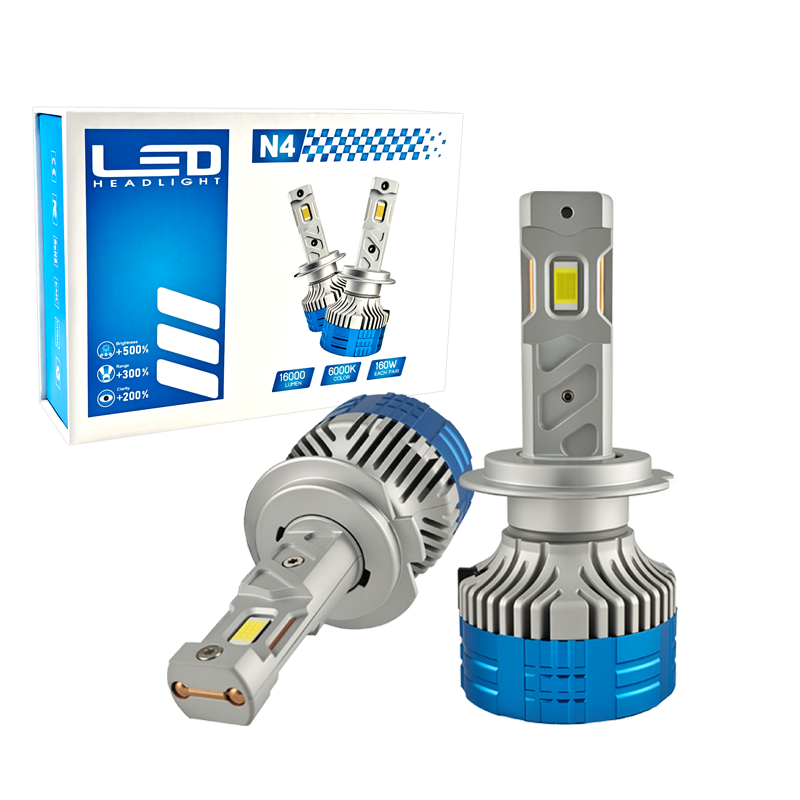 N4 Pro 160w 16000LM 12V 24V Led Headlight 