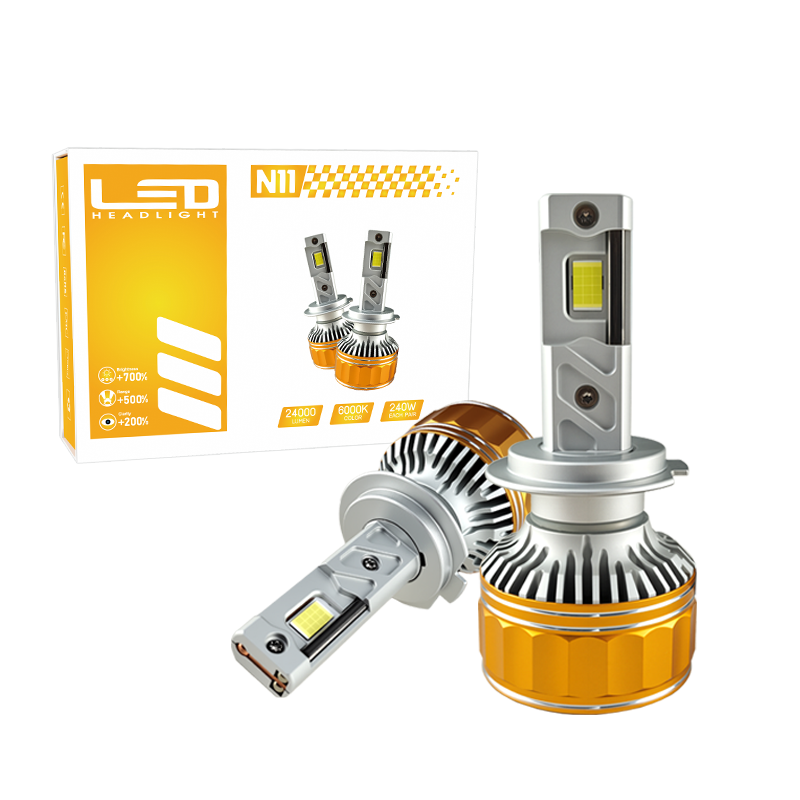 N11 240W 24000LM High power LED Headlight Bulb Light Combo