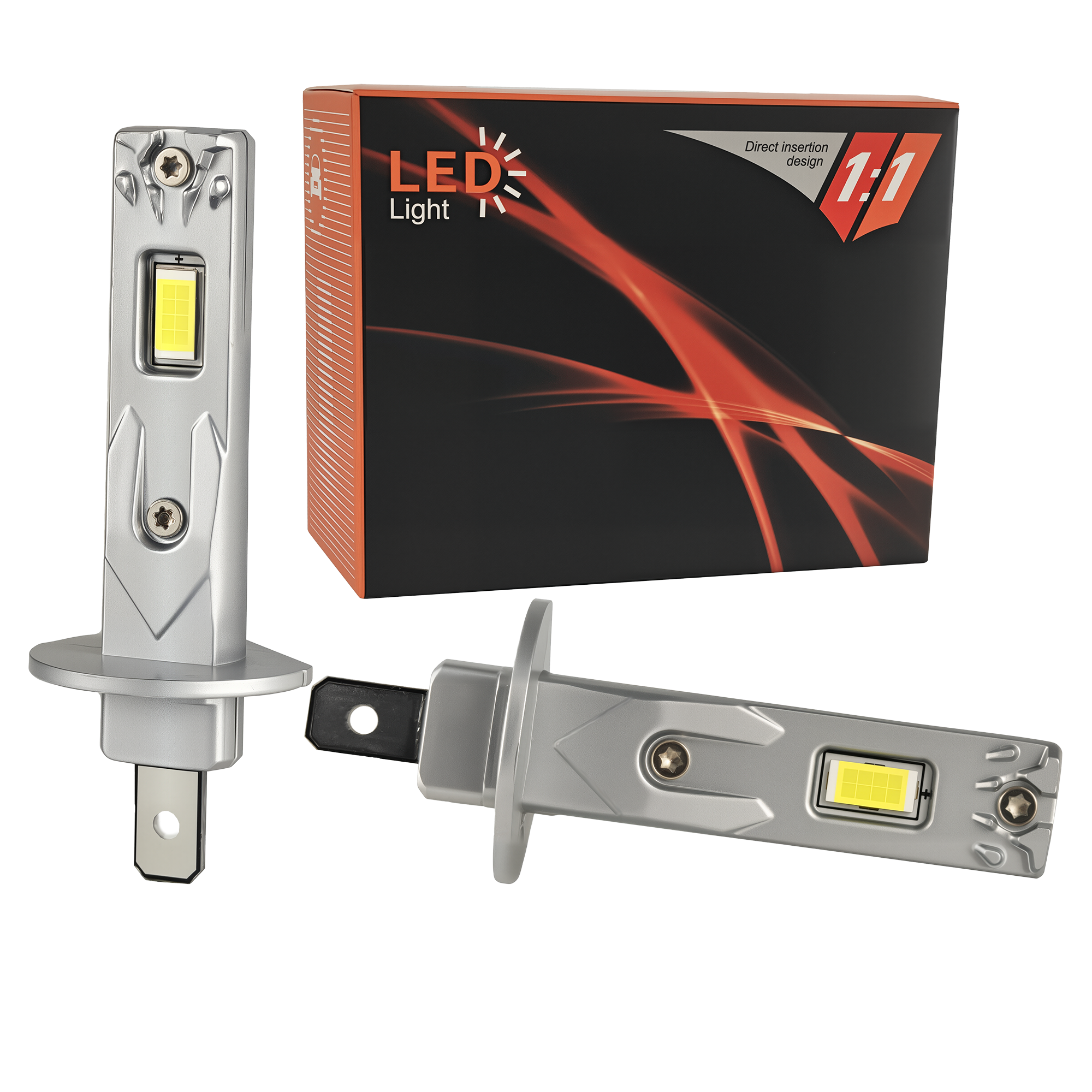 N2  H1 30W 3000LM LED Headlight Bulb Light 