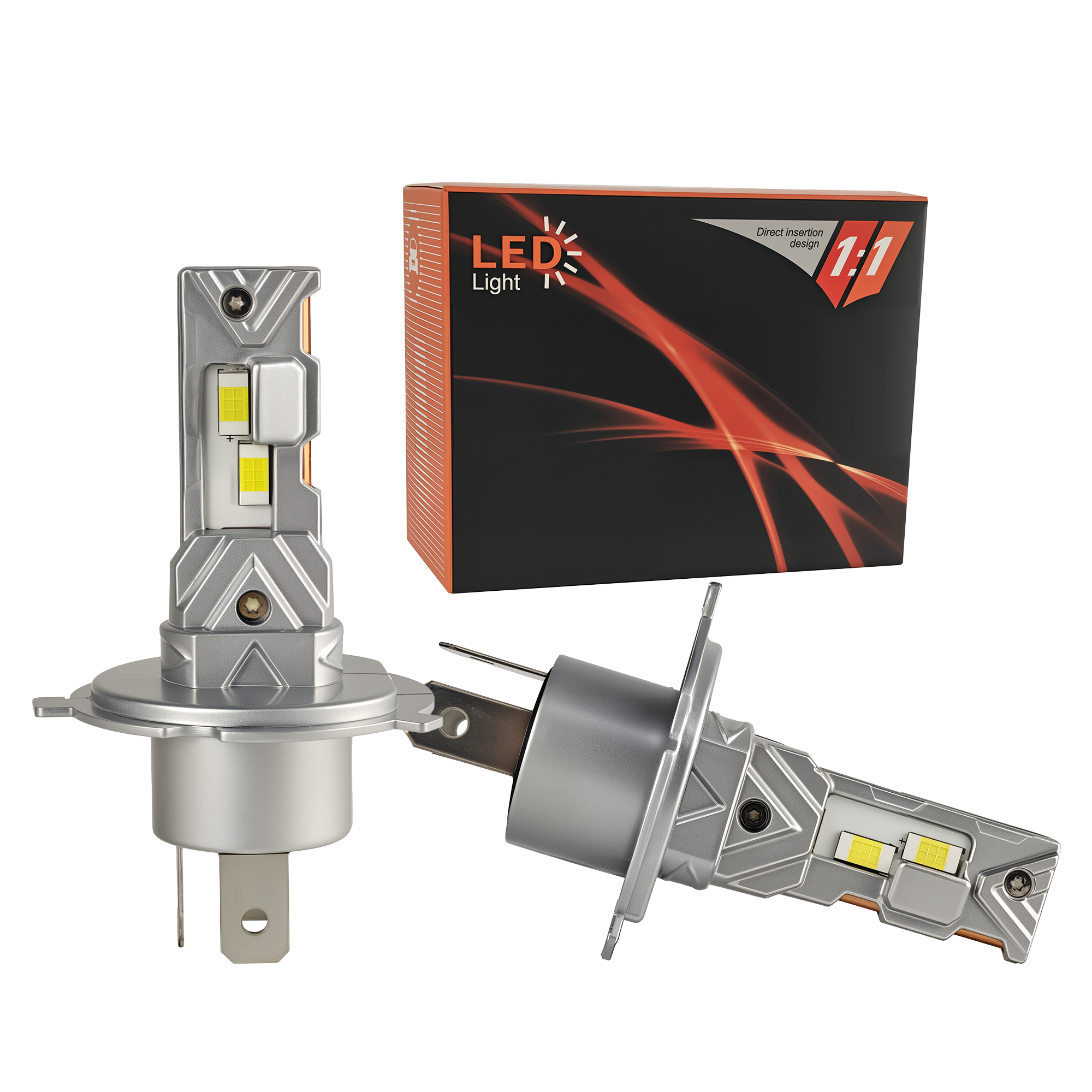 N2  H4 30W 3000LM LED Headlight Bulb Light 