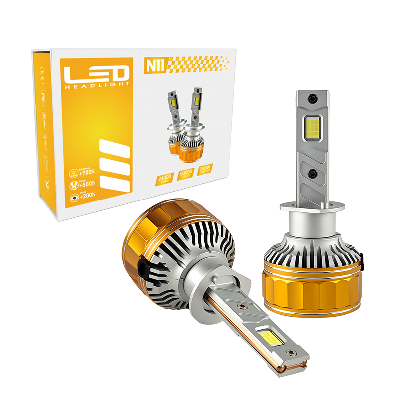 N11 H1 240W 24000LM High power LED Headlight Bulb Light Combo