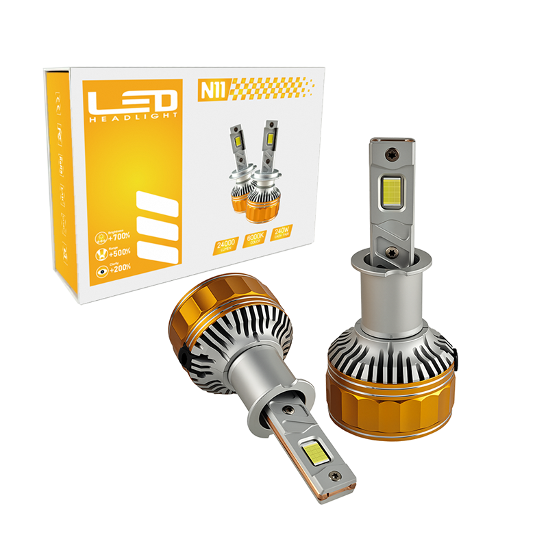 N11 H3 240W 24000LM High power LED Headlight Bulb Light Combo