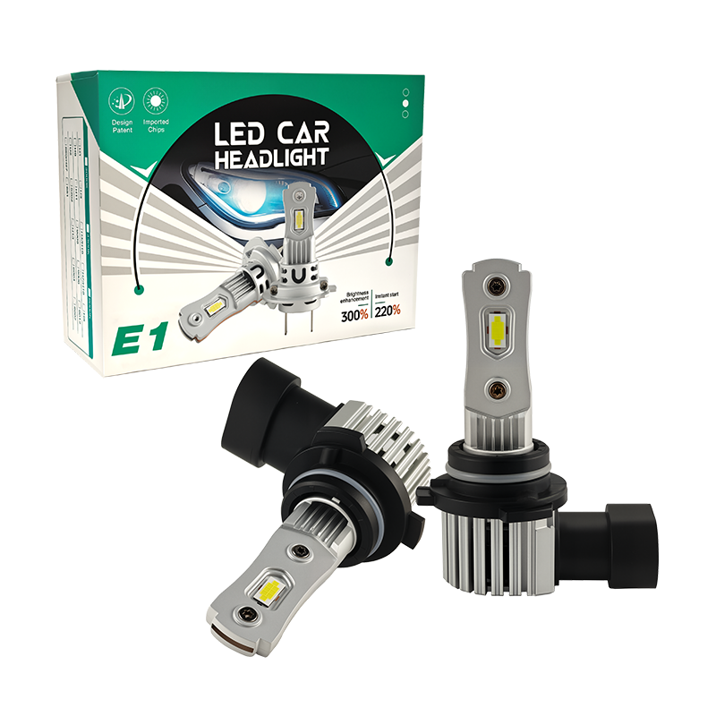 E1 9006 60W 5000LM LED Plug&Play Headlight Bulb Light 