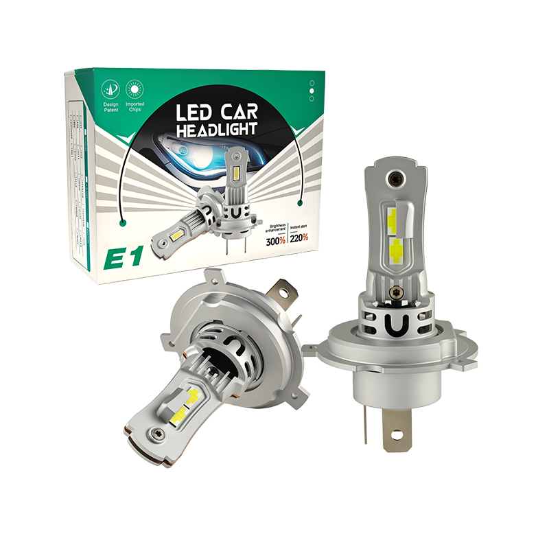 E1 H4 60W 5000LM LED Plug&Play Headlight Bulb Light 
