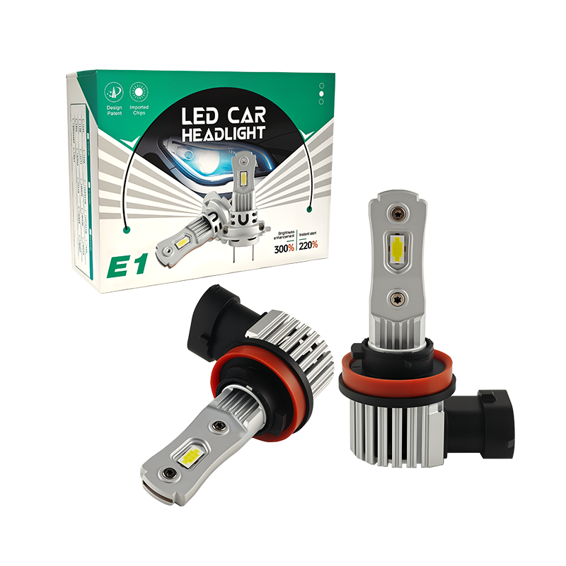 E1 H11 60W 5000LM LED Plug&Play Headlight Bulb Light 