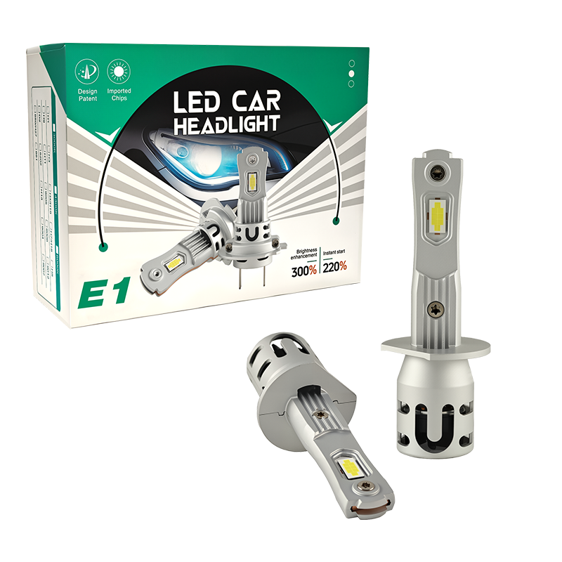 E1 H1 60W 5000LM LED Plug&Play Headlight Bulb Light 